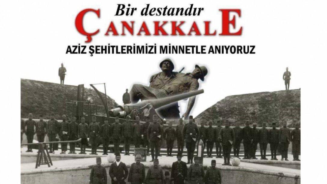 İlçe Milli Eğitim Müdürümüz Orhan AKMAN'ın 18 Mart Şehitleri Anma Günü ve Çanakkale Deniz Zaferinin 106. Yıldönümü Mesajı