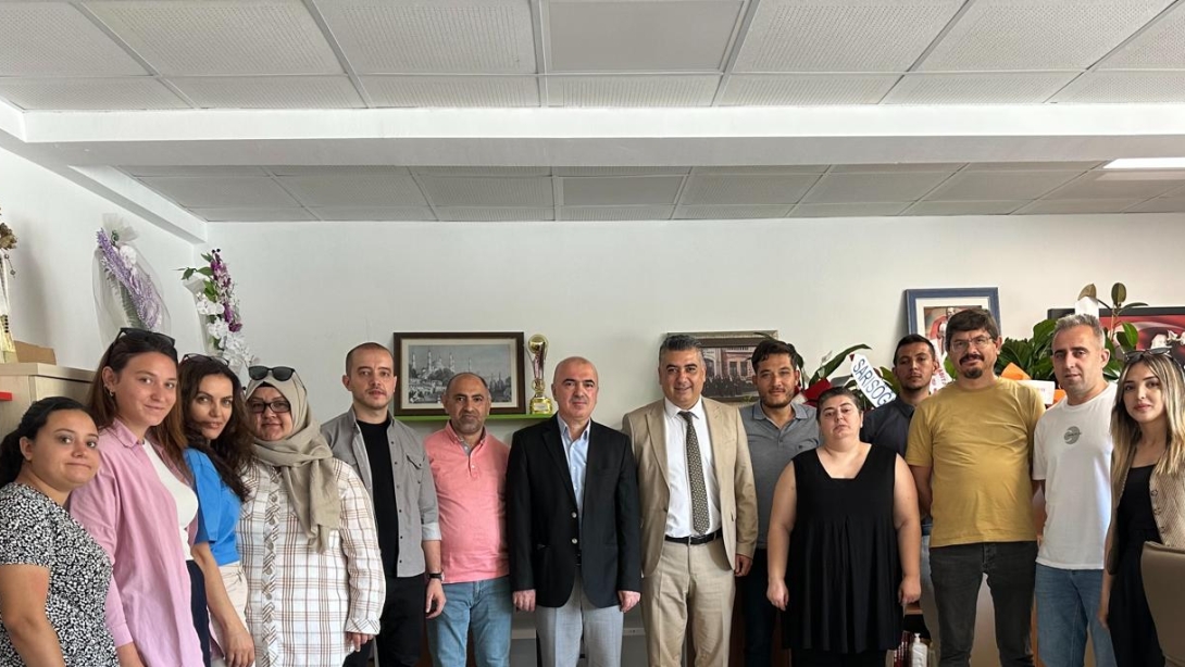 İLÇE MİLLİ EĞİTİM MÜDÜRÜMÜZE OKUL VE KURUMLARIMIZIN TEBRİK ZİYARETLERİ